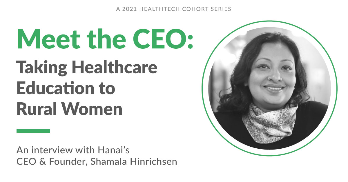 Meet the CEO of Hanai, Shamala Hinrichsen