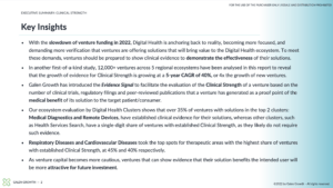 Clinical Strength in Digital Health Exec - Key Insights