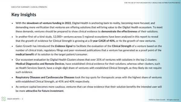 Clinical Strength in Digital Health - Key Insights