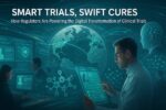 Researchers using AI technology to accelerate digital clinical trials under new UK and FDA regulations.